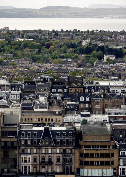 Uitzicht op de stad Edinburgh — Stockfoto