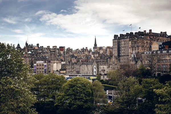 Вид на город Эдинбург — стоковое фото