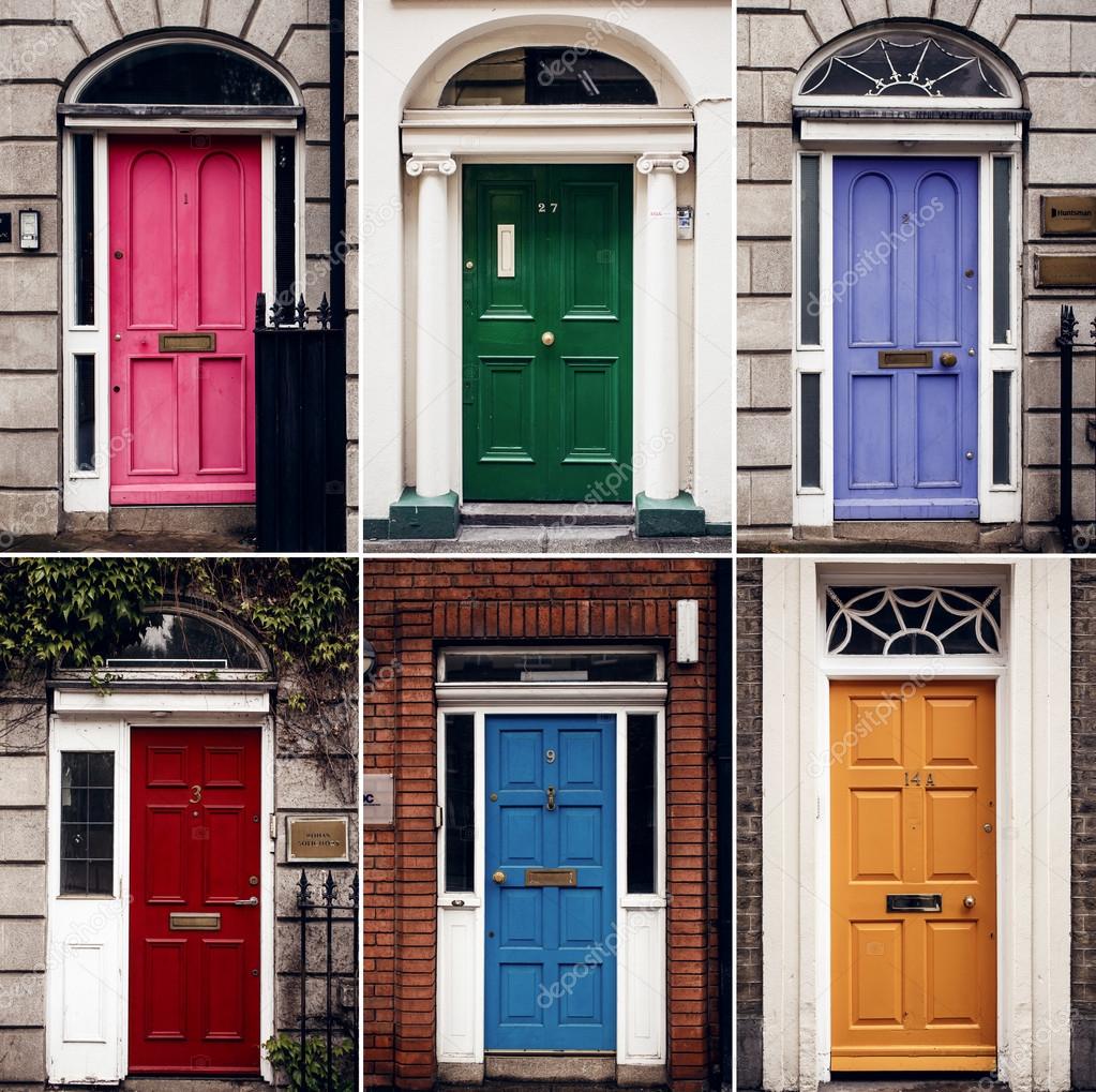Puertas de estilo victorianas de Dublín — Foto de stock © duha127 #67420923