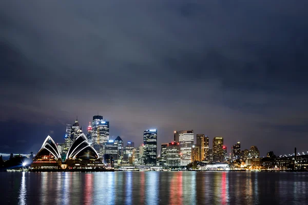 Вид на Сиднейскую гавань — стоковое фото