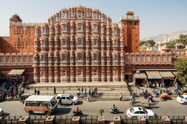 Jaipur Hawa Mahal sarayda