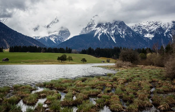 Bavarian Alps during cloudy day — Stock Photo, Image