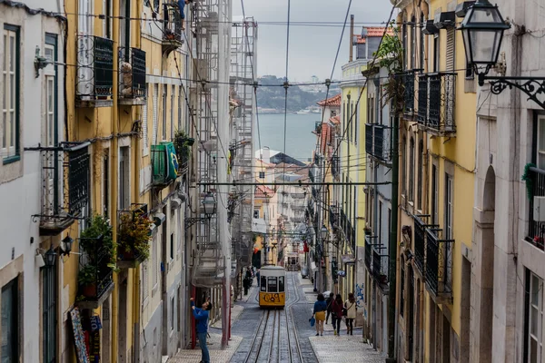 Ünlü eski tramvay — Stok fotoğraf