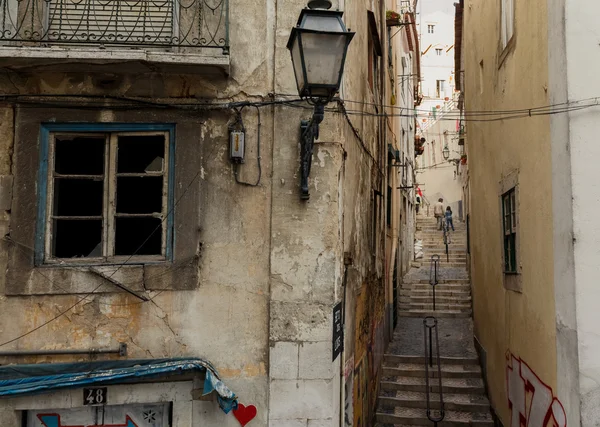 Tradycyjny stary Lissabon-Umgebung domy — Zdjęcie stockowe