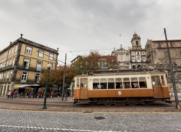 Ünlü eski tramvay — Stok fotoğraf