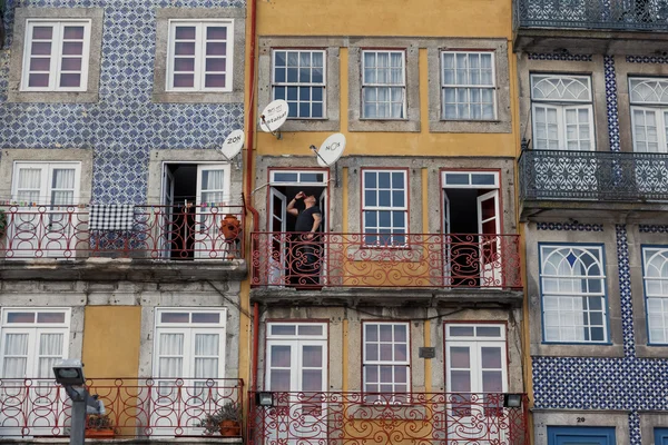 Colorful houses of Porto city — Stock Photo, Image