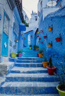 Chefchaouen - Fas mavi Köyü