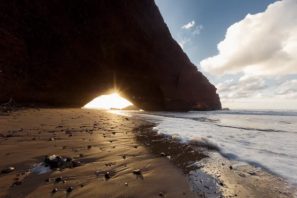 Praia Legzira, Marrocos — Fotografia de Stock