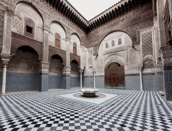 Al Attarine Madrasa, Maroko — Stock fotografie