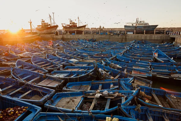 Hamnen i Essaouira, Marocko — Stockfoto