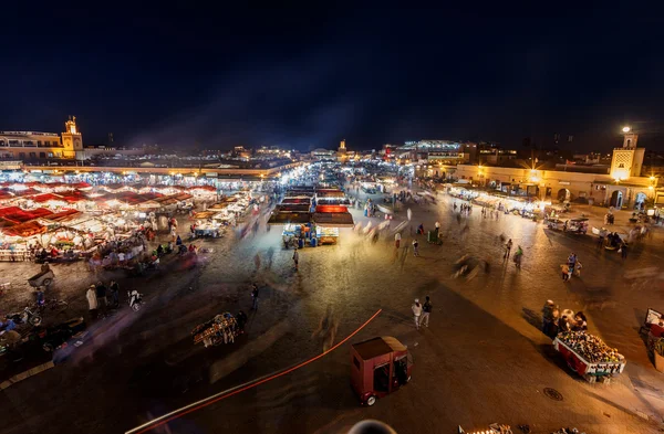 Djemaa El-fna v Marrakech, Maroko — Stock fotografie