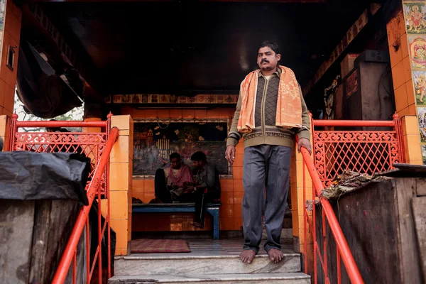 Hombre indio senior en Varanasi, India —  Fotos de Stock