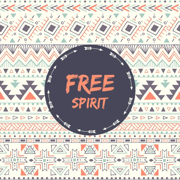 Motivasyon cümlesi ile etnik kart.