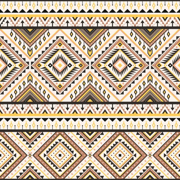 Tribal Striped Seamless Pattern Aztec Geometric Vector Background Can Used — Stock Vector