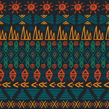 Aztek seamless modeli.