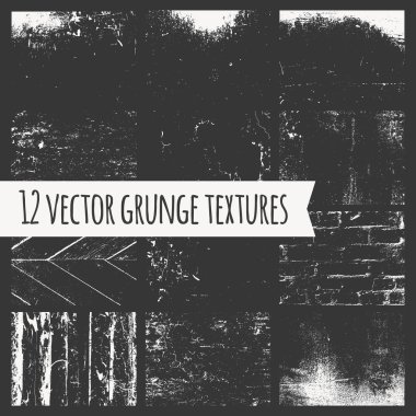 dizi farklı grunge textures.