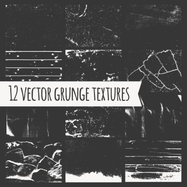 dizi farklı grunge textures.