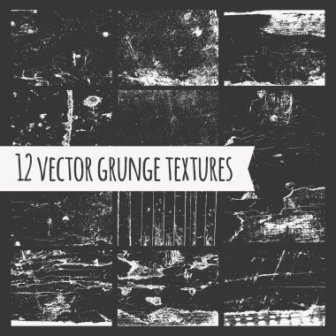 dizi farklı grunge textures.