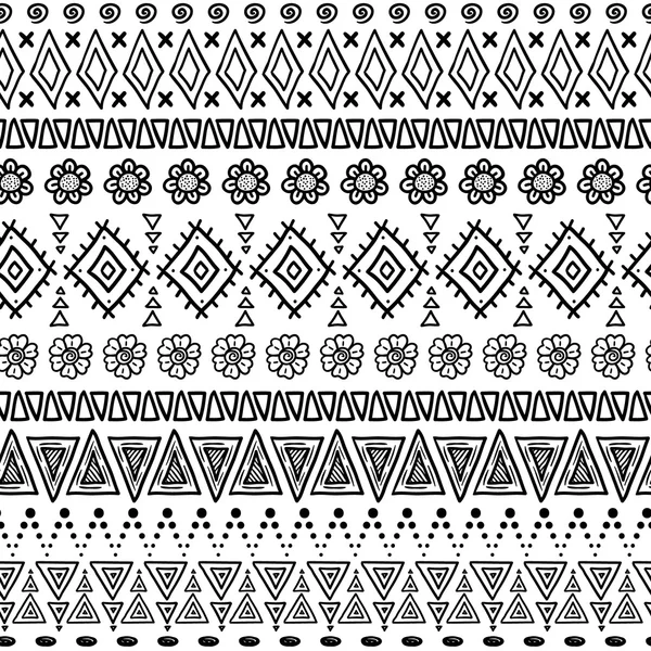 Seamless aztec pattern. — Stock Vector