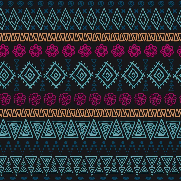 Seamless aztec pattern. — Stock Vector