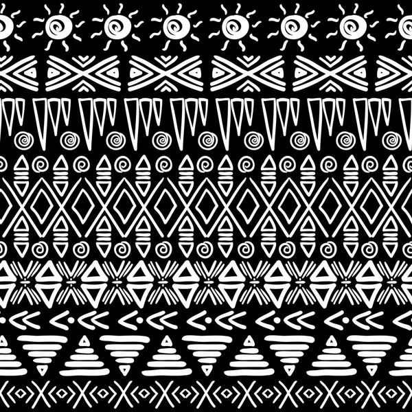 Sömlös aztec mönster. — Stock vektor