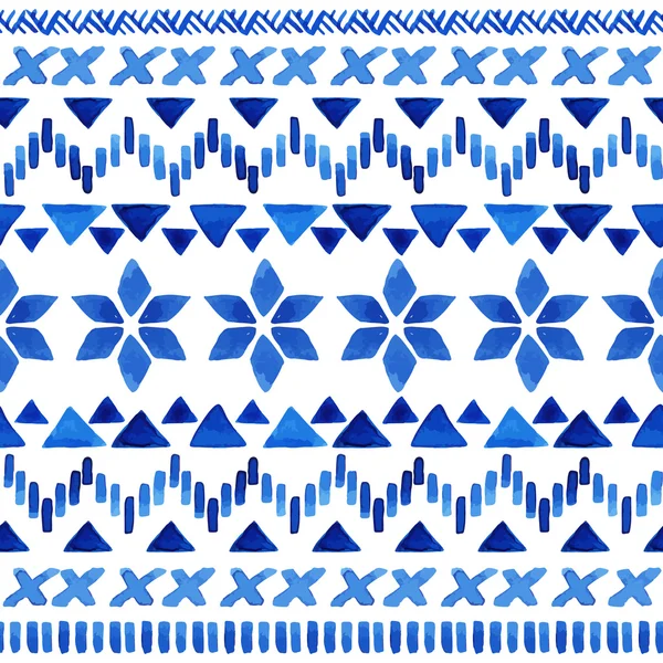 Seamless aztec pattern. — Stock Vector