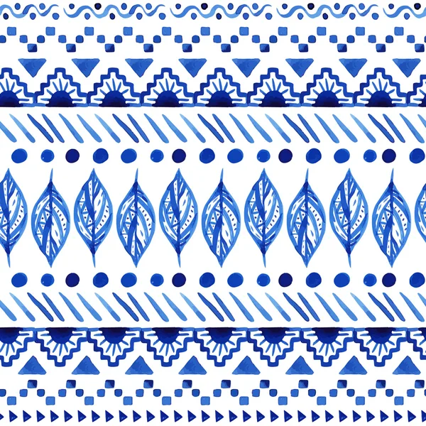 Seamless aztec pattern. — Stock Vector