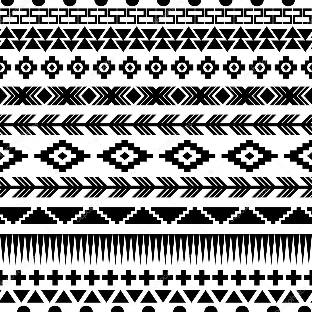 Seamless aztec pattern.