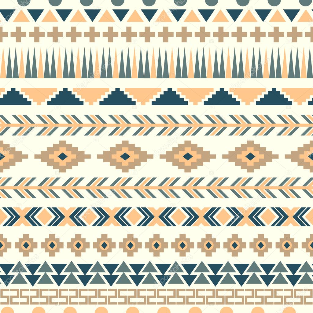 Seamless aztec pattern.