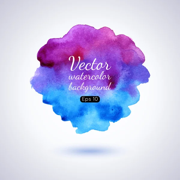 Watercolor splash. — Stock Vector