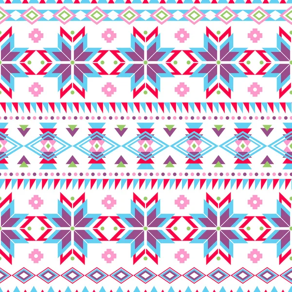 민족 줄무늬 원활한 패턴. — 스톡 사진