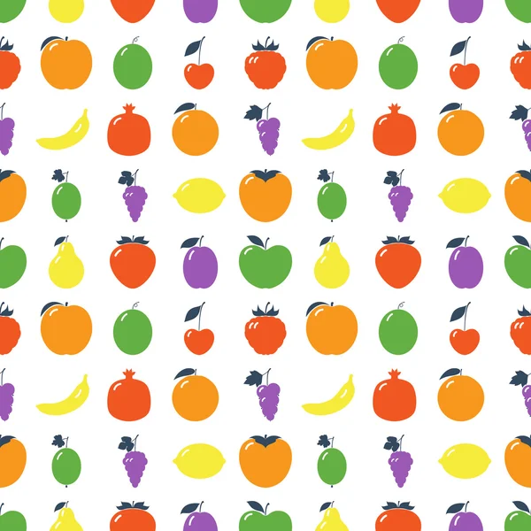 Patrón sin costura con frutas. — Foto de Stock