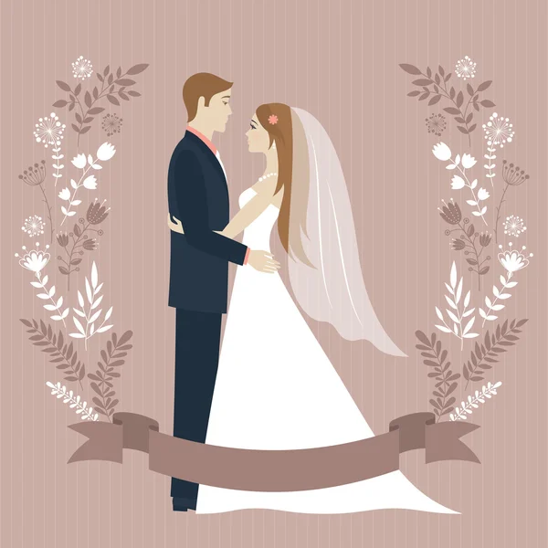 Giorno del matrimonio illustrazione . — Foto Stock