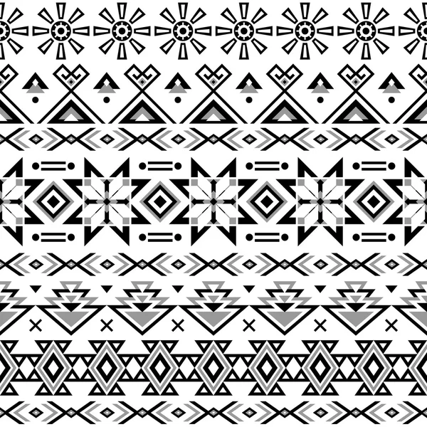 Ethnic striped seamless pattern. — Stock Vector