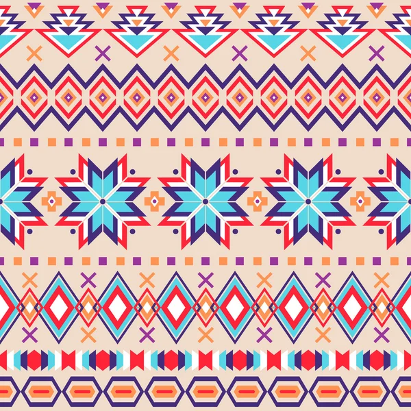 Ethnic striped seamless pattern. — Stock Vector