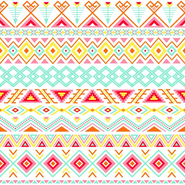 Ethnic striped seamless pattern. — Stock Vector