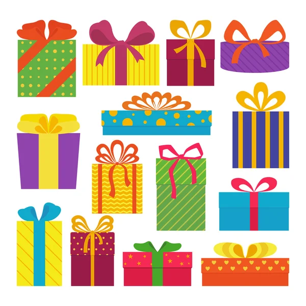 Set of gifts. — Stock Vector