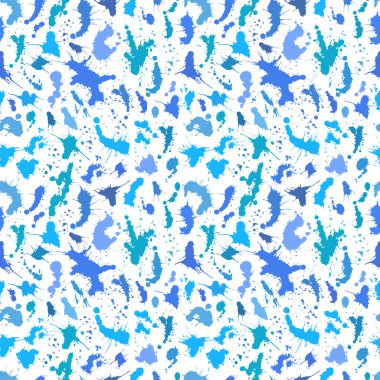 Mürekkep sıçraması ile Seamless Modeli. 