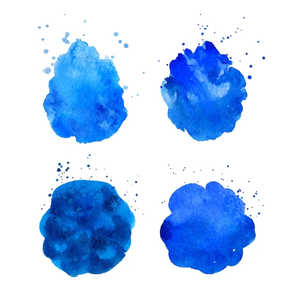 Aquarel spatten. — Stockvector