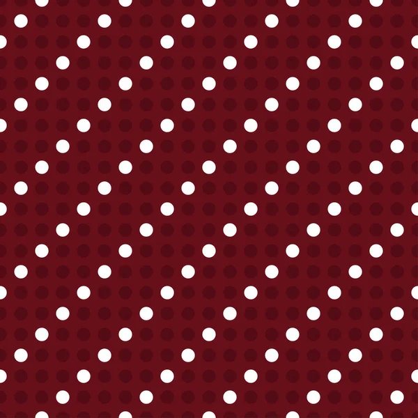 Vintage polka dots in burgundy tones