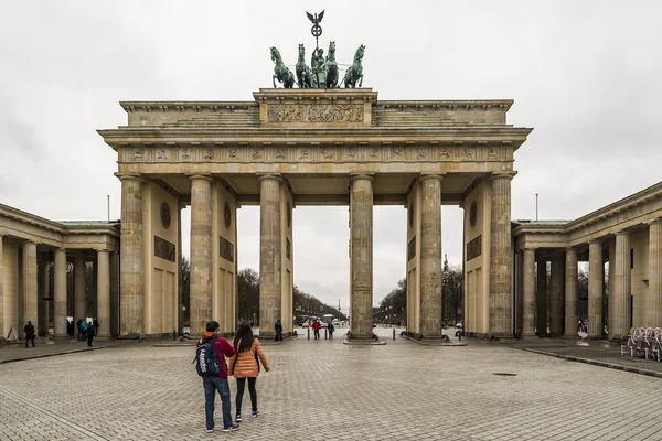 De BRANDENBURG GATE — Stockfoto