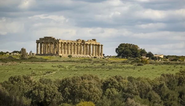 Griekse tempel in Selinunte — Stockfoto