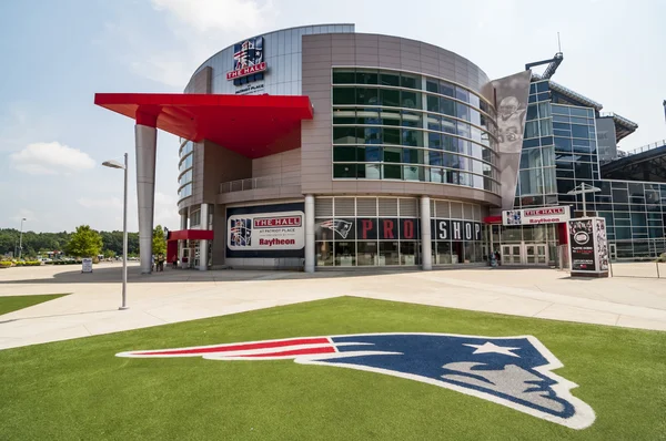 Gillette Stadium, domu z New England Patriots — Zdjęcie stockowe