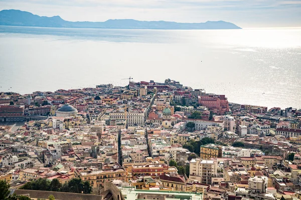 Utsikt över Neapel från slottet Sant Elmo — Stockfoto