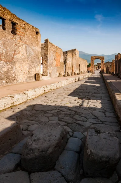 Outdoor Archeologic Ruins Pompeii Naples Italy — Stock Photo, Image