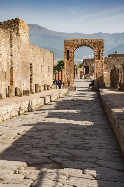 Outdoor Archeologic Ruins Pompeii Naples Italy — Stock Photo, Image