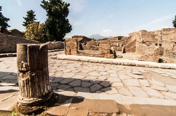 All Aperto Delle Rovine Archeologiche Pompei Napoli Italia — Foto Stock