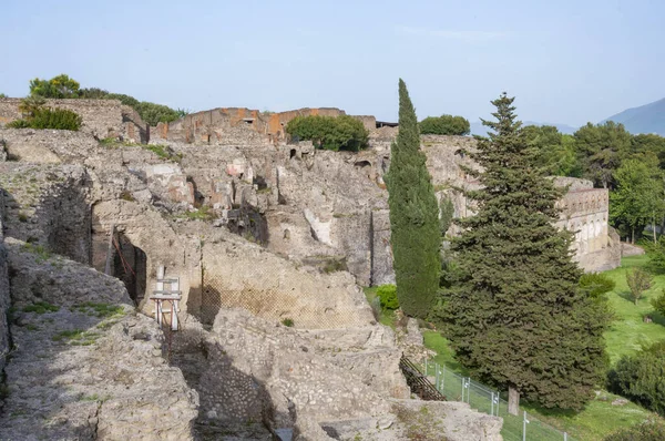 Sito archeologico di Pompei, vicino a Napoli, Italia — Foto Stock