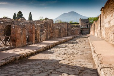 İtalya, Napoli yakınlarındaki Pompei arkeolojik alanı