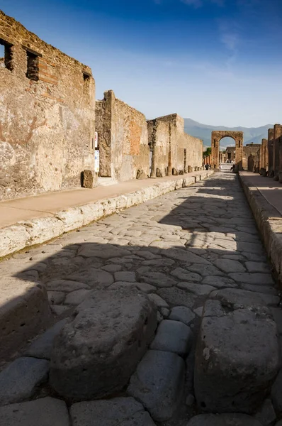 Pompeii, Napoli, İtalya 'nın arkeolojik harabelerinin dışında.